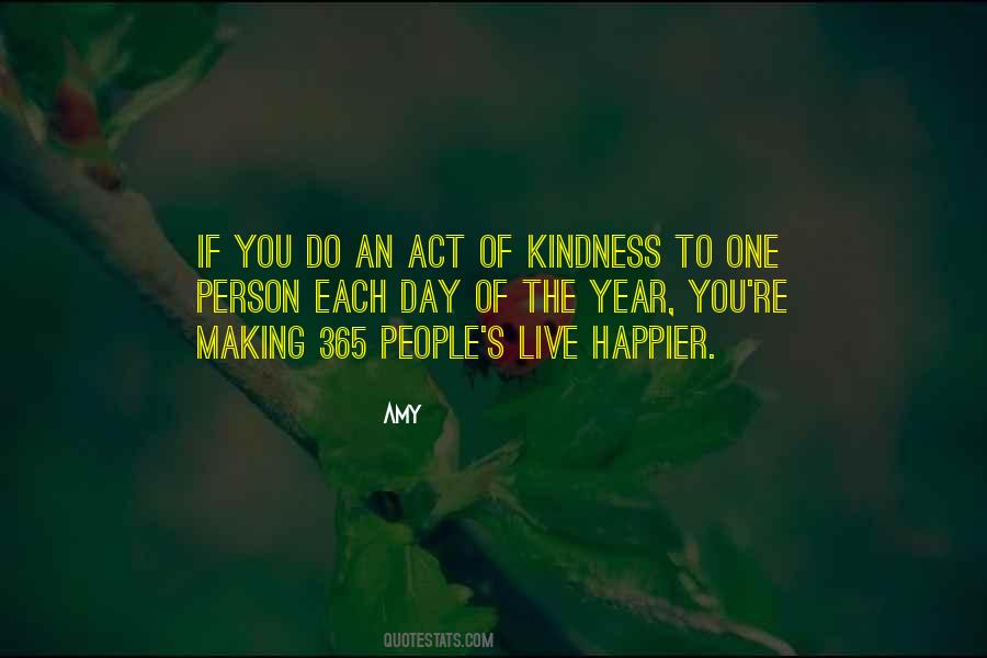 Happier Person Quotes #1321574