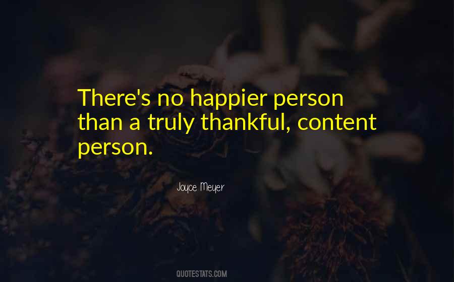 Happier Person Quotes #507158