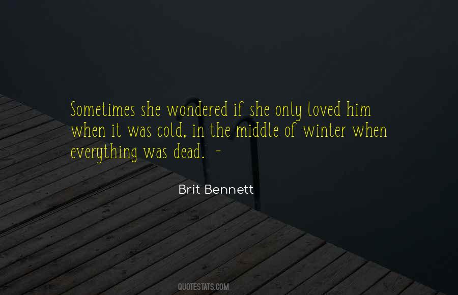 Quotes About The Dead Of Winter #1124