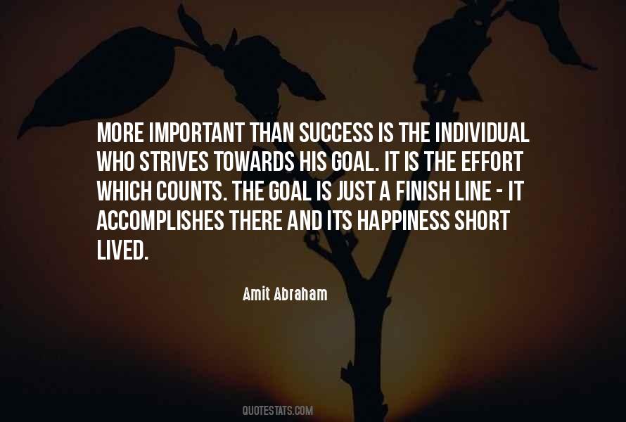 Happiness Is More Important Than Success Quotes #1819680