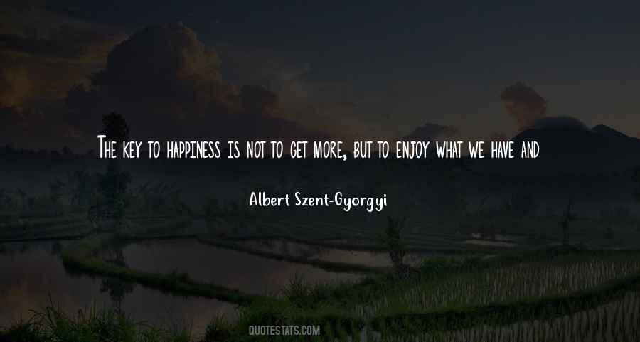 Happiness Is The Key Quotes #23331