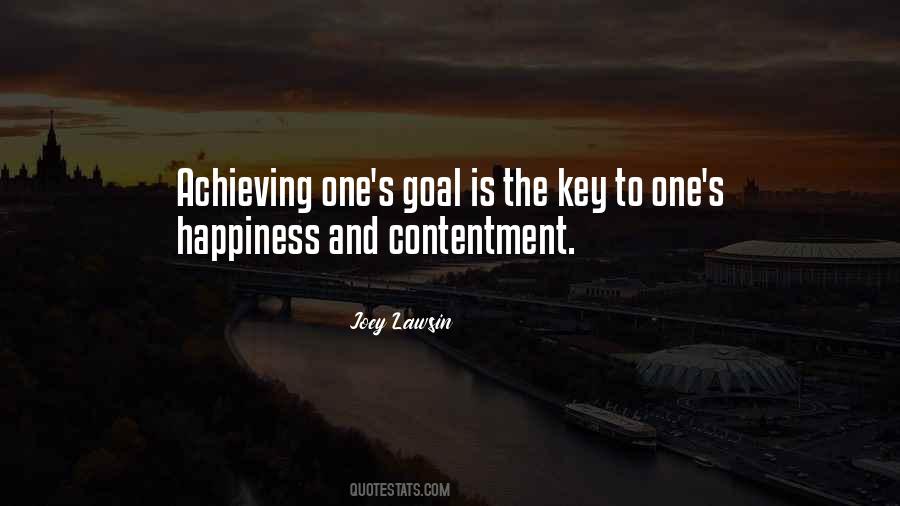 Happiness Is The Key Quotes #629707
