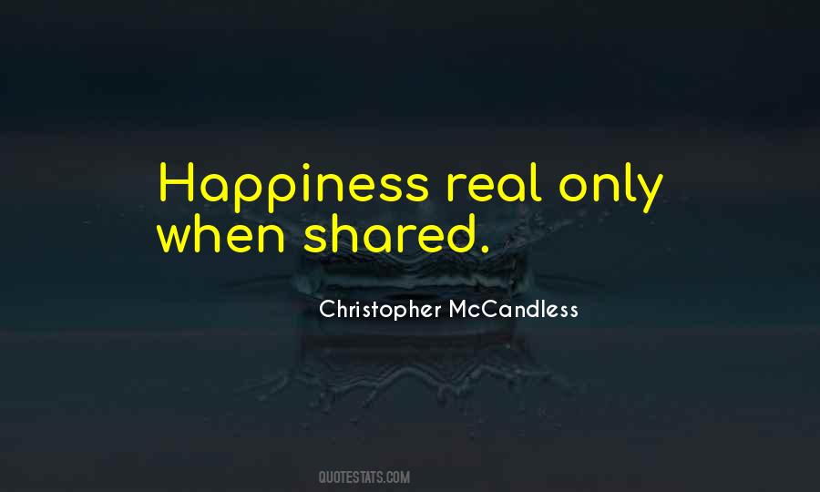 Happiness Shared Quotes #1150913