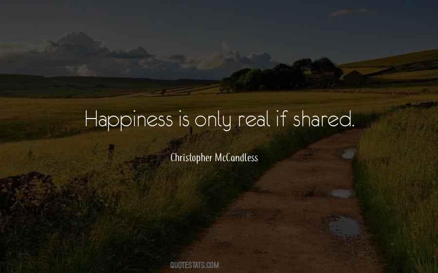 Happiness Shared Quotes #1209460