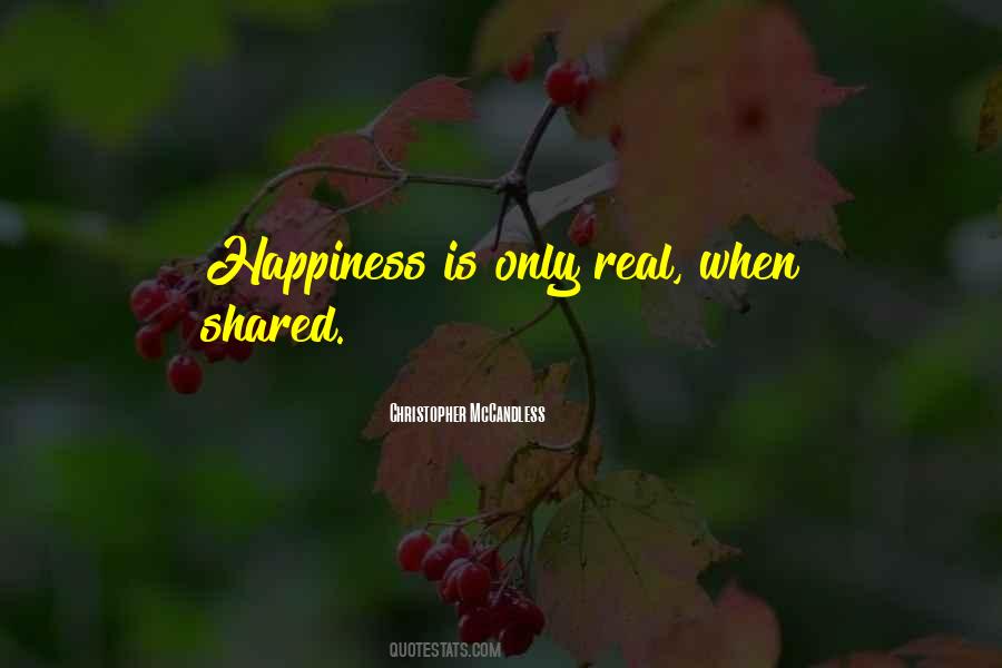 Happiness Shared Quotes #1660757