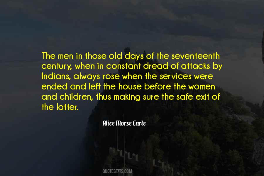Quotes About The Days Of Old #18736