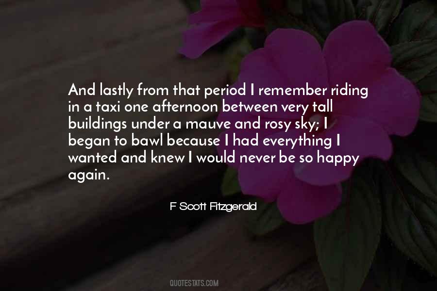 Happy Again Quotes #1076270