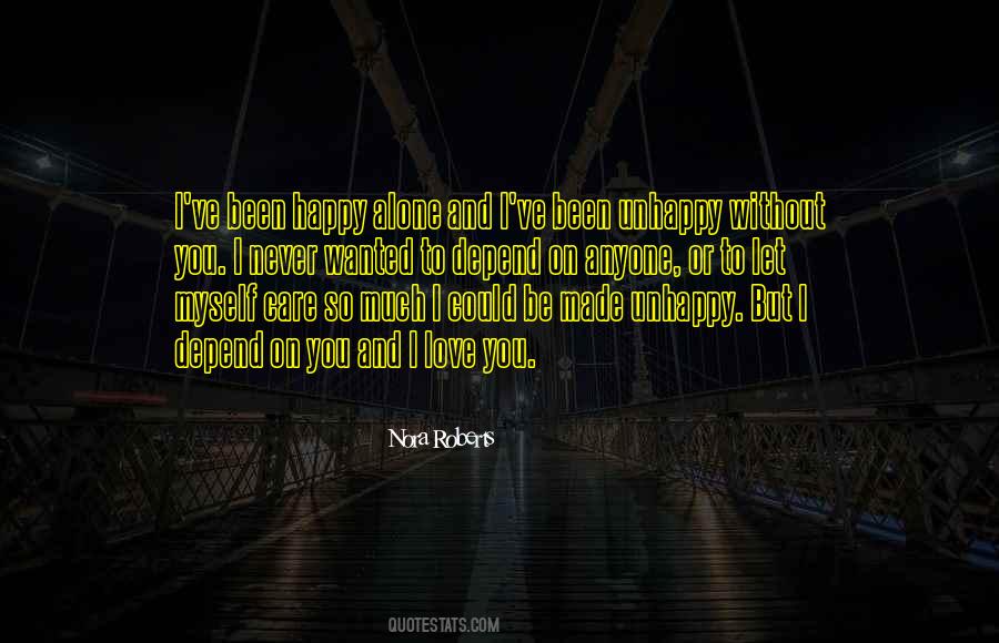 Happy Alone Quotes #957870