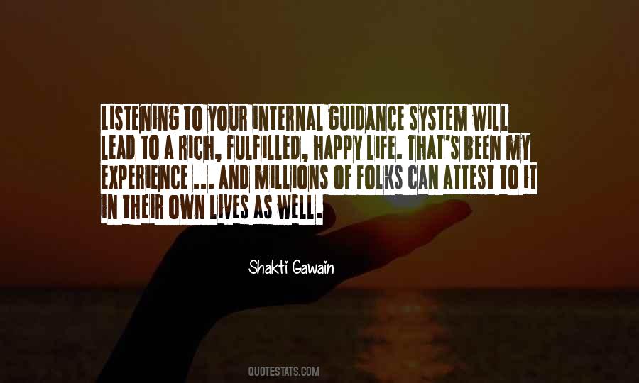 Happy And Fulfilled Quotes #1423109