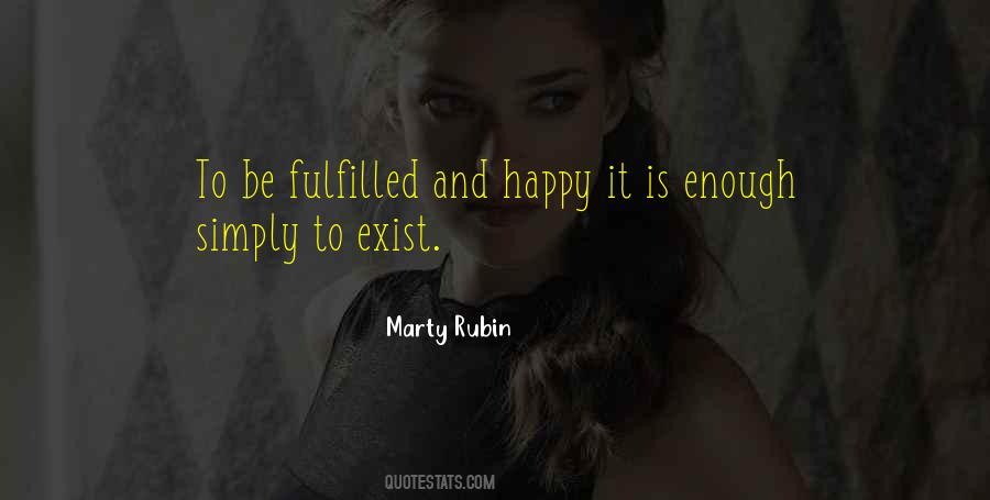 Happy And Fulfilled Quotes #544908