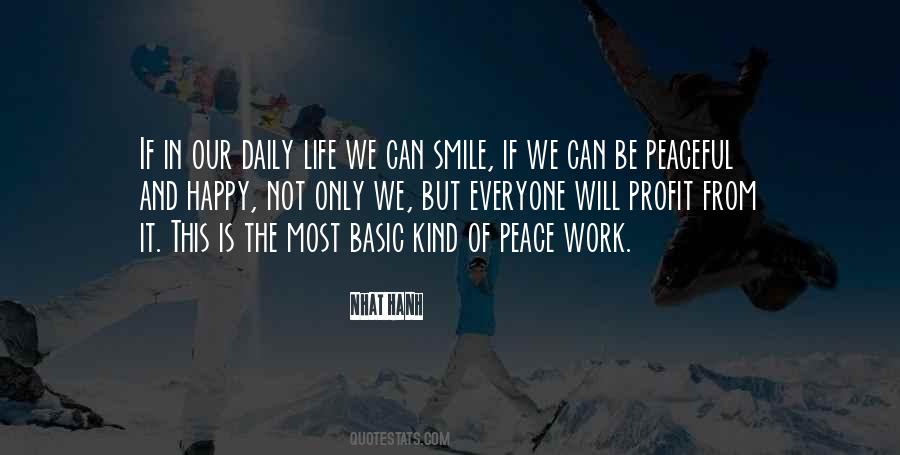 Happy And Peaceful Life Quotes #1759414