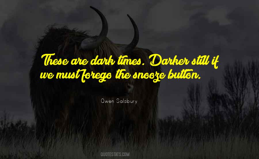 Quotes About The Dark Times #829459