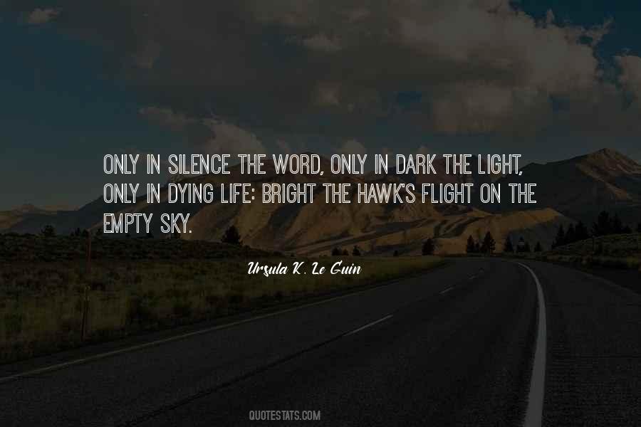 Quotes About The Dark Sky #604689