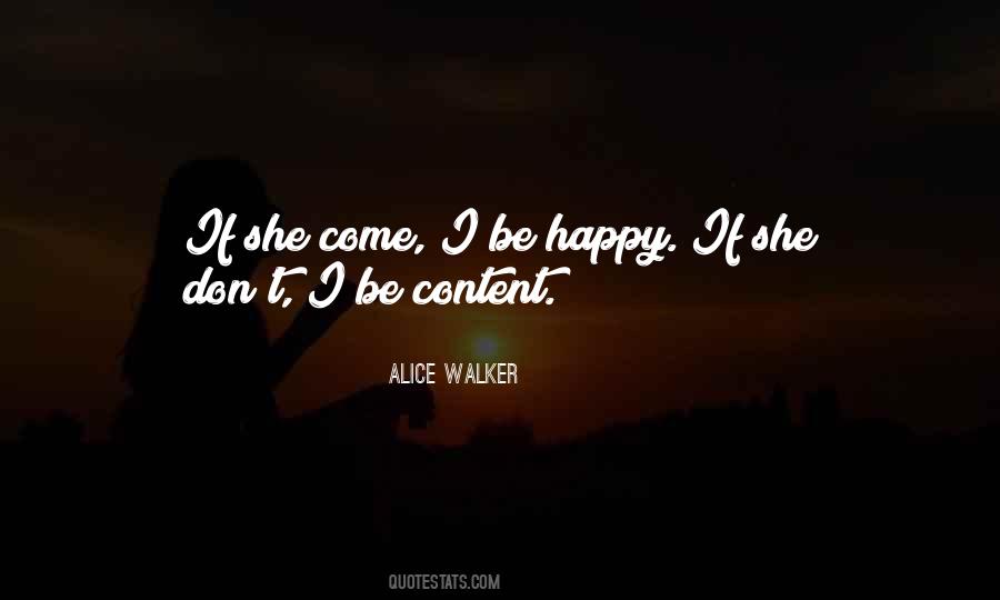 Happy Content Quotes #764532