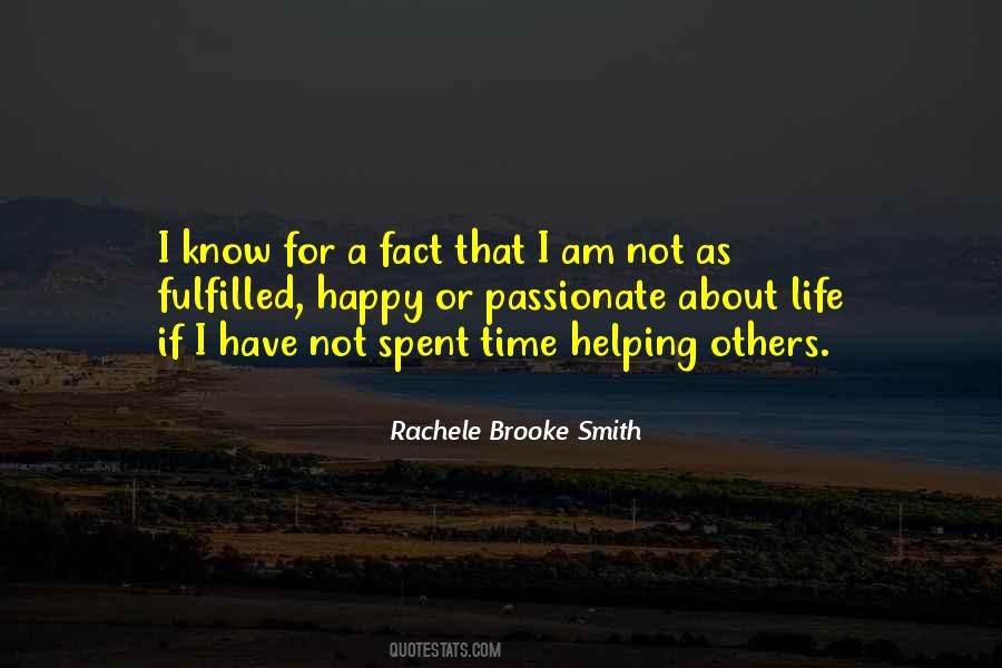 Happy Fulfilled Life Quotes #1825271
