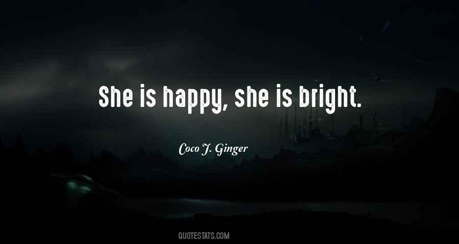 Happy Is She Quotes #295168