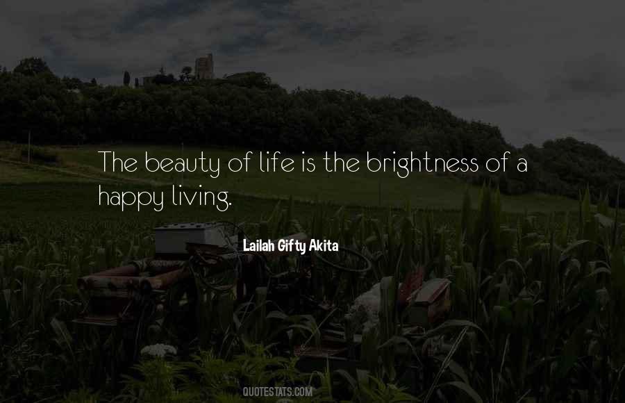 Happy Living Quotes #1764780