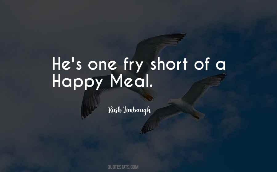 Happy Meal Quotes #610846