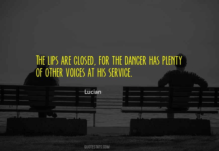 Quotes About The Dancer #976357