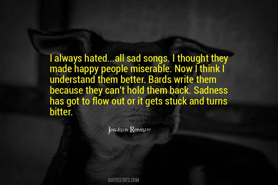 Happy Sadness Quotes #99181