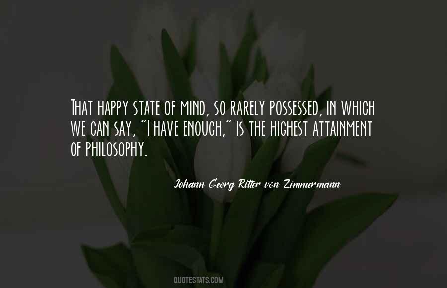 Happy State Of Mind Quotes #1681191