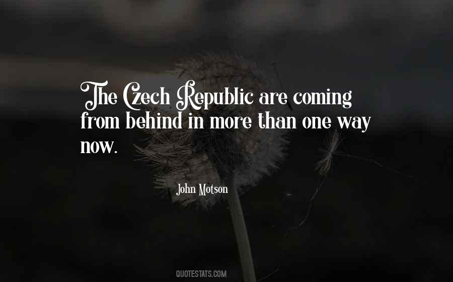 Quotes About The Czech Republic #1541523