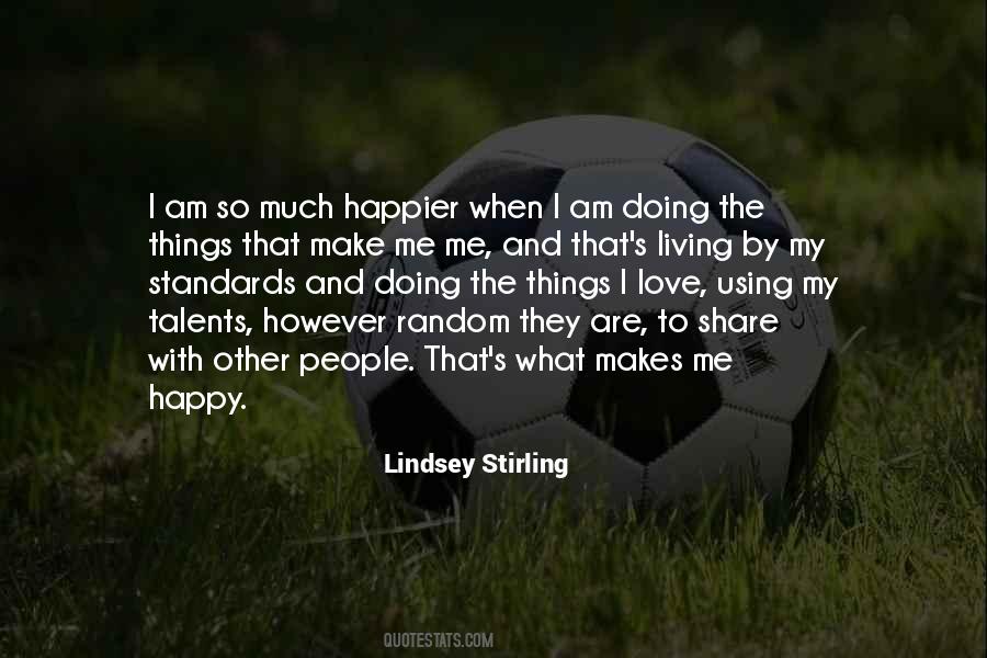 Happy With Me Quotes #212358
