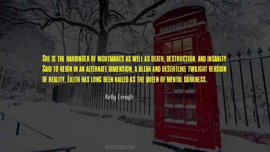 Harbinger Of Death Quotes #69531