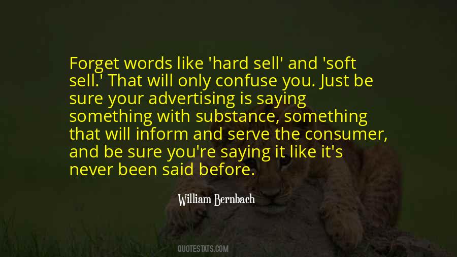 Hard Sell Quotes #588014