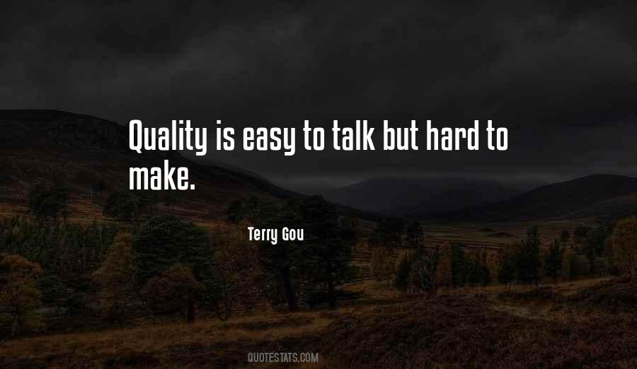 Hard Talk Quotes #129606