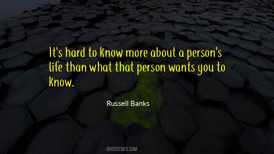 Hard To Know Quotes #333343