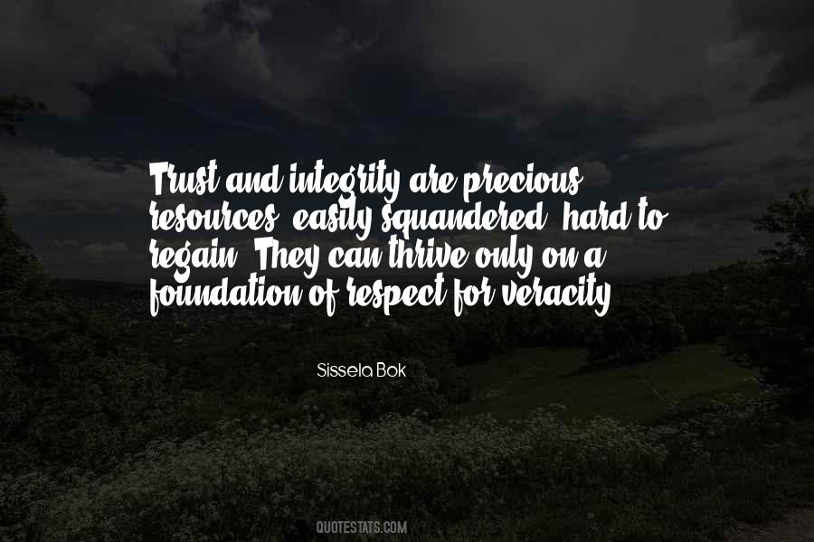 Hard To Regain Trust Quotes #453413