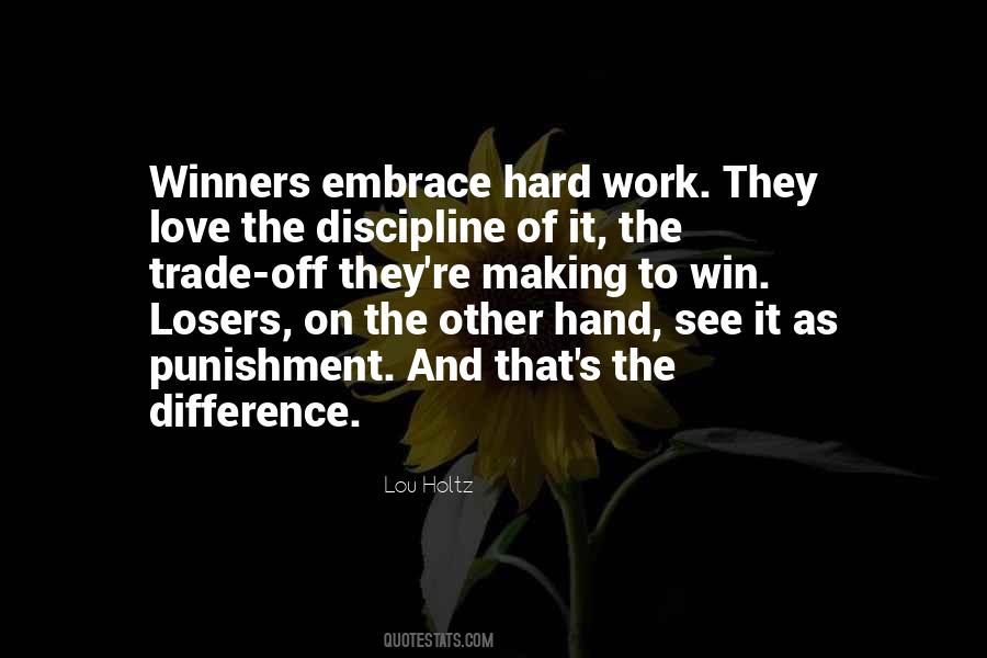 Hard Work And Discipline Quotes #199405