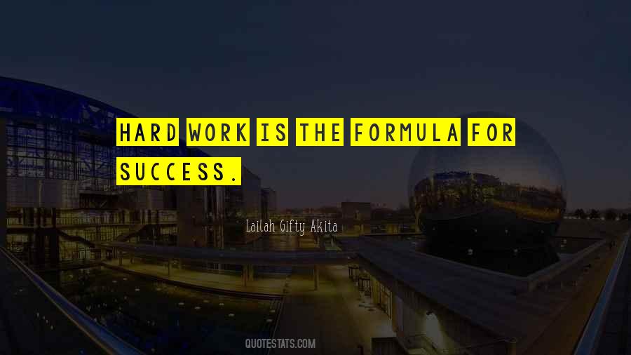Hard Work Is Success Quotes #213757