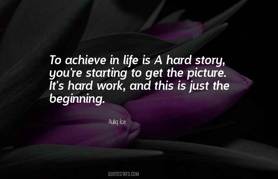 Hard Work Life Quotes #12573