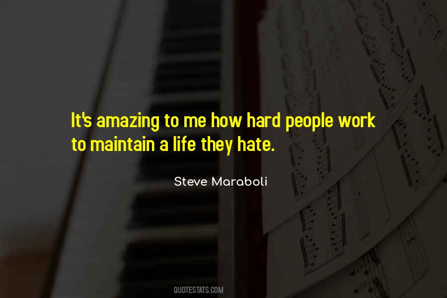 Hard Work Life Quotes #51830