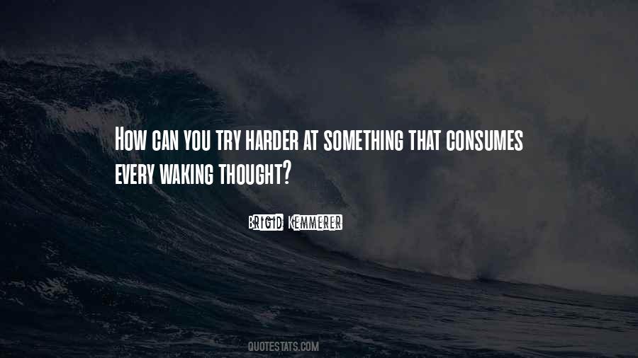 Harder You Try Quotes #1297001