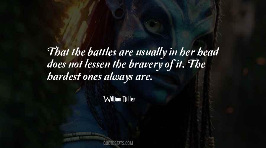 Hardest Battles Quotes #402482