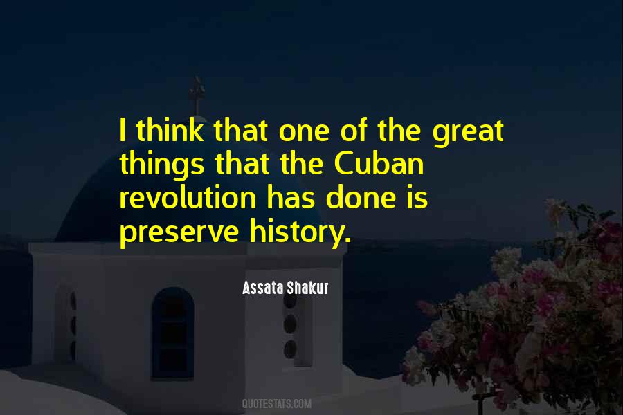 Quotes About The Cuban Revolution #720619