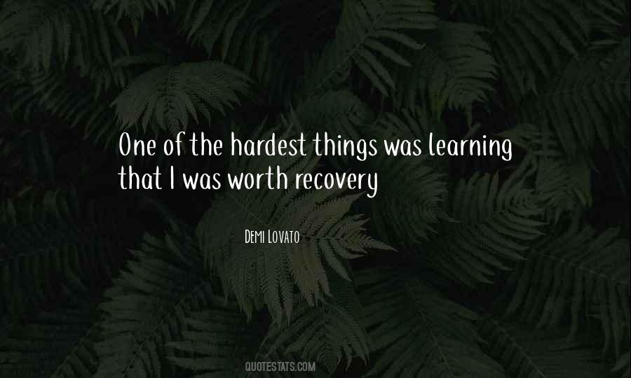 Hardest Thing Quotes #10150