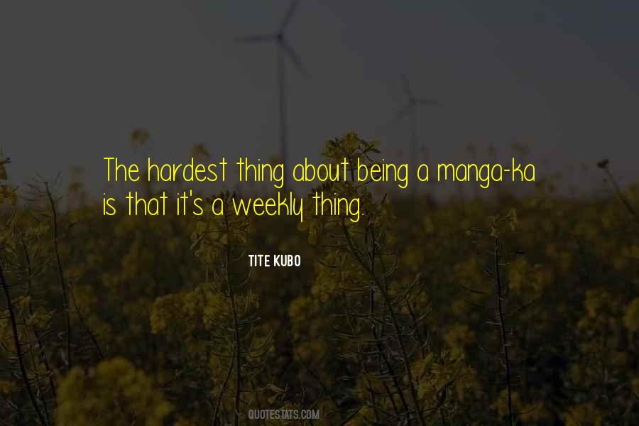 Hardest Thing Quotes #341919