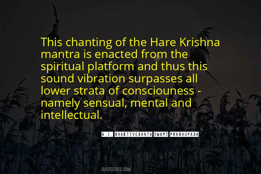 Hare Krishna Mantra Quotes #1416650