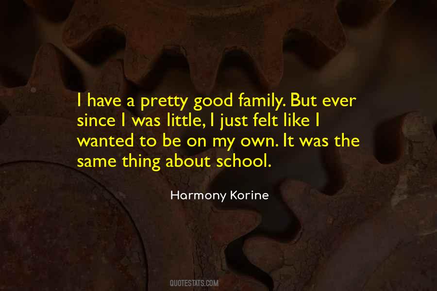 Harmony In Family Quotes #56866