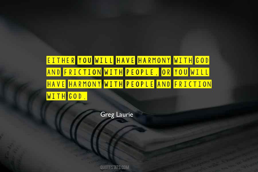 Harmony With God Quotes #1266532