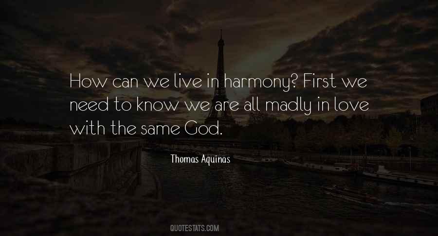 Harmony With God Quotes #1534963
