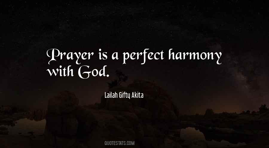 Harmony With God Quotes #267663