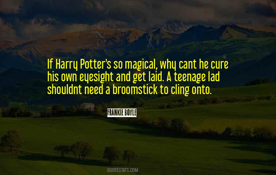 Harry Potter Broomstick Quotes #515183