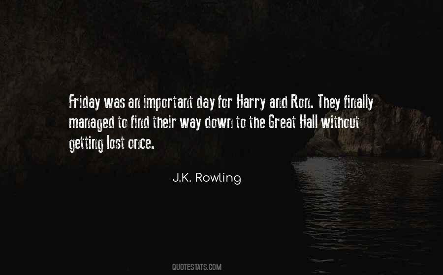 Harry Potter Great Hall Quotes #1850281