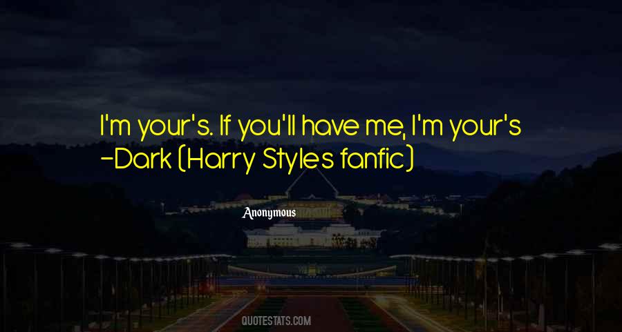 Harry Styles Fanfic Quotes #954097