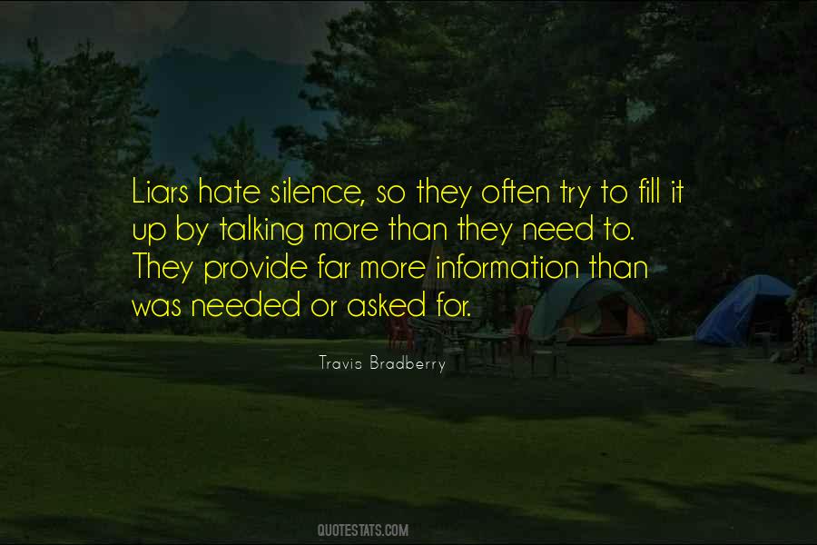 Hate Liars Quotes #1558298